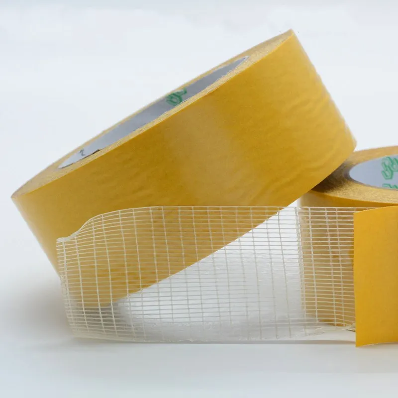 20 м/50 м сетки высоковязкий Простой Прозрачный двухсторонний сетчатая лента