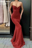 wine red sequins prom dress mermaid spaghetti straps sleeveless sexy lace up back v neck evening dress c%d0%ba%d0%be%d0%ba%d1%82%d0%b5%d0%b9%d0%bb%d1%8c%d0%bd%d1%8b%d0%b5 %d0%bf%d0%bb%d0%b0%d1%82%d1%8c%d1%8f