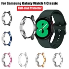 Новый защитный чехол для часов Samsung Galaxy Watch 4 Classic 42 мм 46 мм, защитный чехол из ТПУ с полупокрытием, противоударный прозрачный чехол