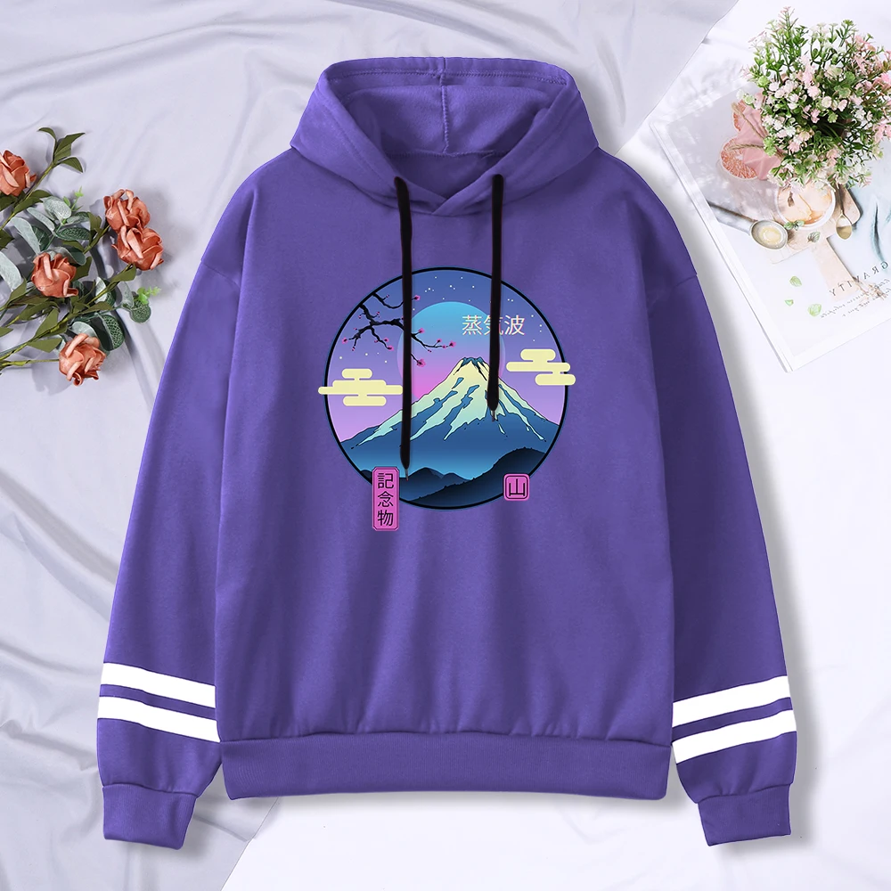 

Свитшот мужской с капюшоном и принтом «укиё»