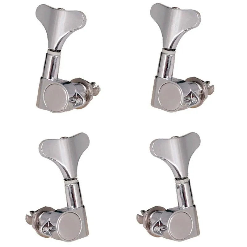 Набор хромовых электробас гитар для настройки колышков 2R2L тюнеры машинные