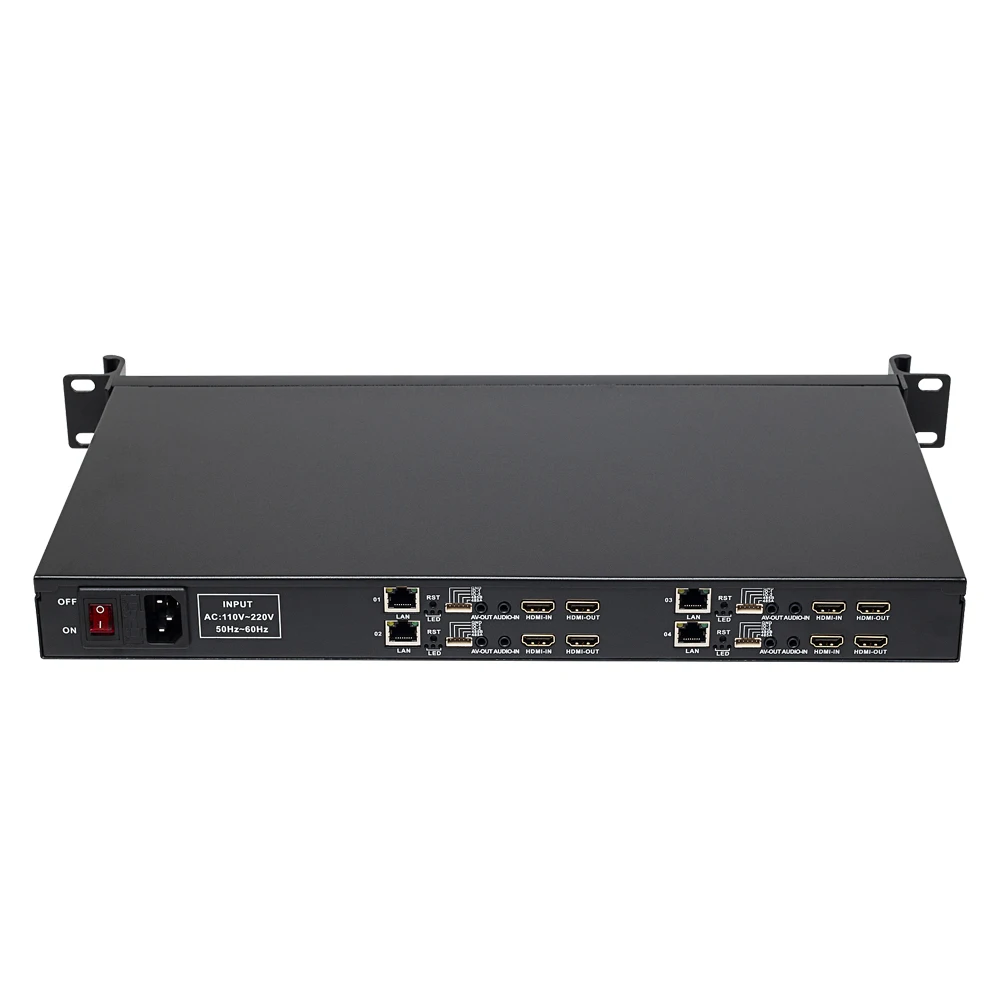 HWCODEC HSC R104 CVBS HDMI кодировщик H.264 H.265 HD IPTV Transcoder IP PiP прямая трансляция и запись