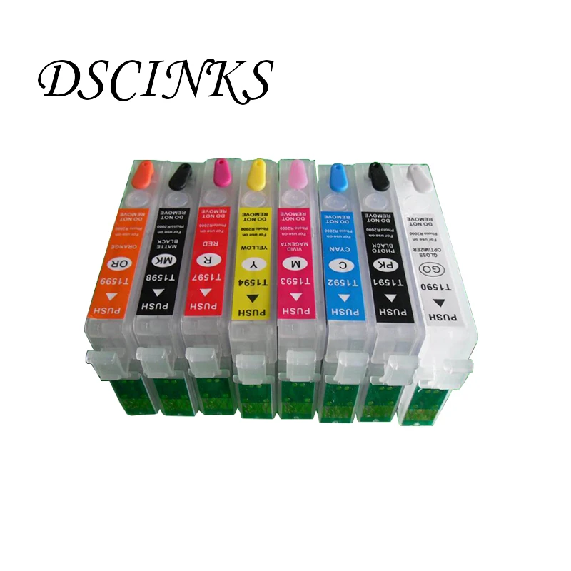 Многоразовый картридж для чернил DG-supercolor с постоянным чипом стандарта Epson R2000 |