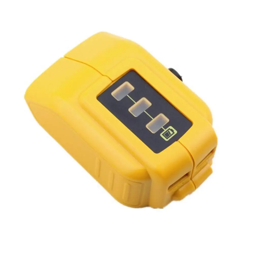 

dawupine New DCB091 with 12V DC output USB adapter for DEWALT 10.8V 12V 18V 20V rechargeable jacket