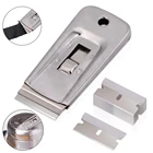 Скребок FOSHIO бытовой для стены и 10 шт. лезвий из углеродистой стали