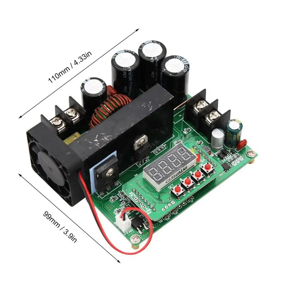 BST 900W 8 60 В до 10 120 DC преобразователь светодиодный цифровой напряжения|Регуляторы
