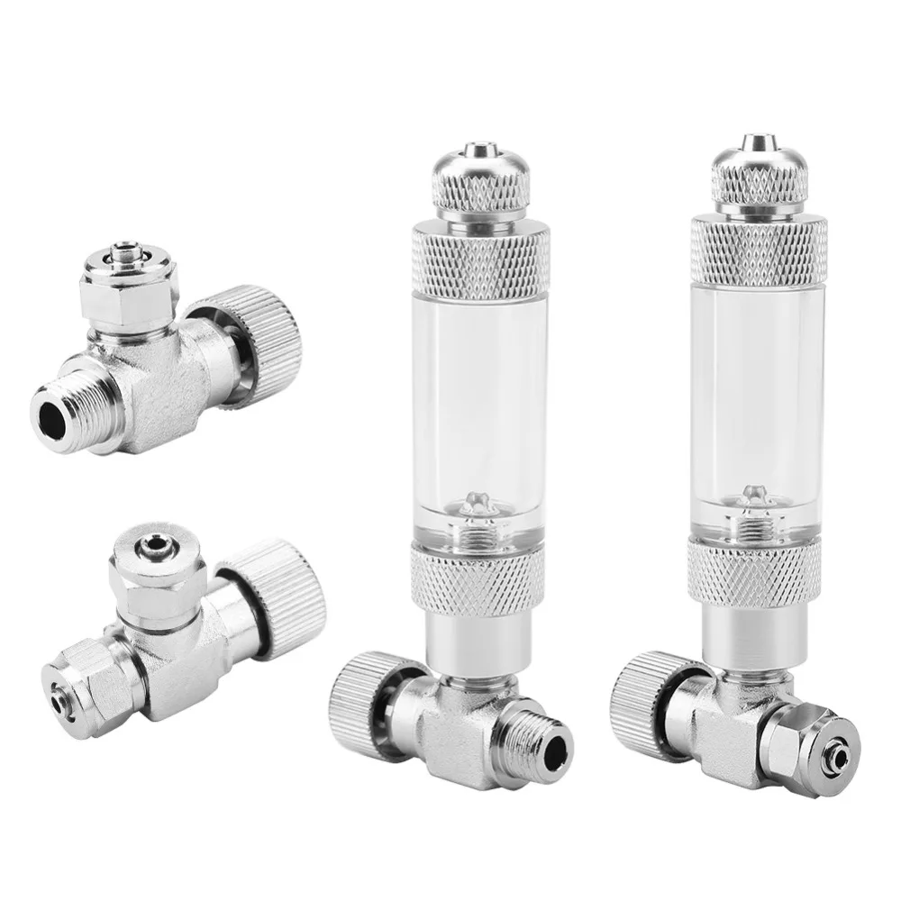 Аквариумная система CO2 Регулятор игольчатый обратный клапан счетчик пузырей