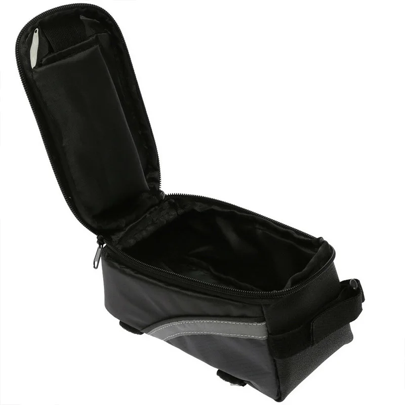 

Waterproof Bicycle Bag Touch Screen Bike Handlebar Cell Mobile Phone Bag Case for 7.2inch Bicycle Panniers Frame Front Tube Bags