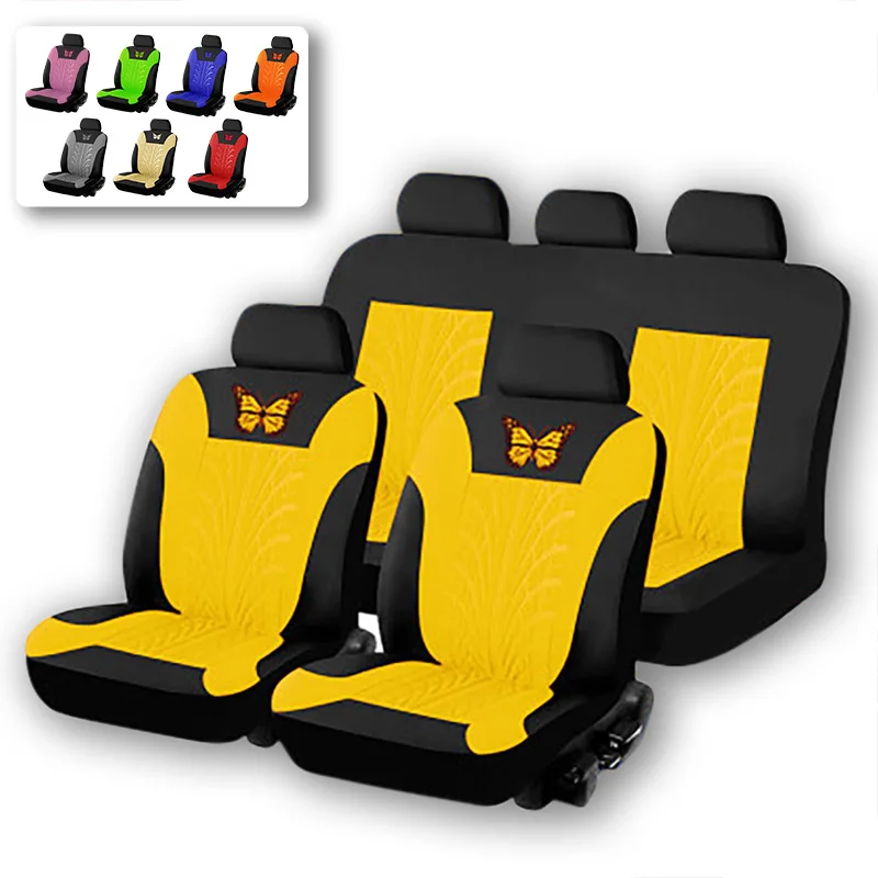 

Four Seasons Universal Car Seat Covers Protector Style Fit Most Car Auto Interior Accessories Cushion Tool Decoration Parts