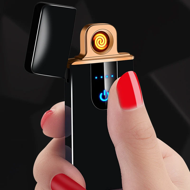Портативная мини usb зарядка сенсорного экрана электронная сигарета зажигалка
