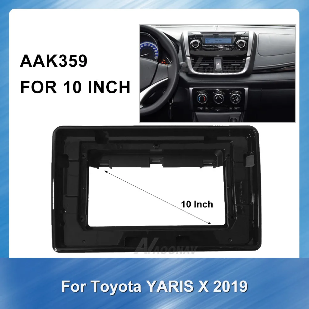 Автомобильный радиоприемник Fasxia 2 din автомобильная аудиорамка для Toyota Yaris X 2019