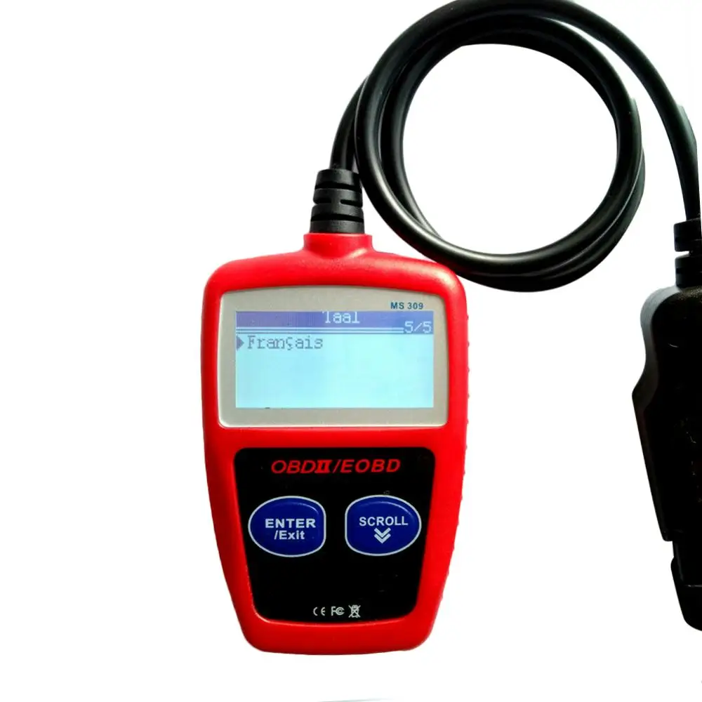 Считыватель кодов OBD2 MS309 CAN OBDII/EOBD считыватель автомобильного двигателя