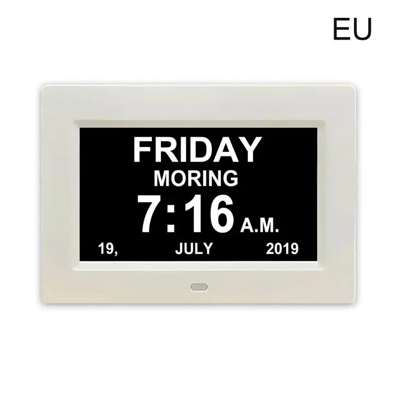 

7 "Inch Digital Clock Calendar with Date Day Reminder for Elderly and Children Dropshipping