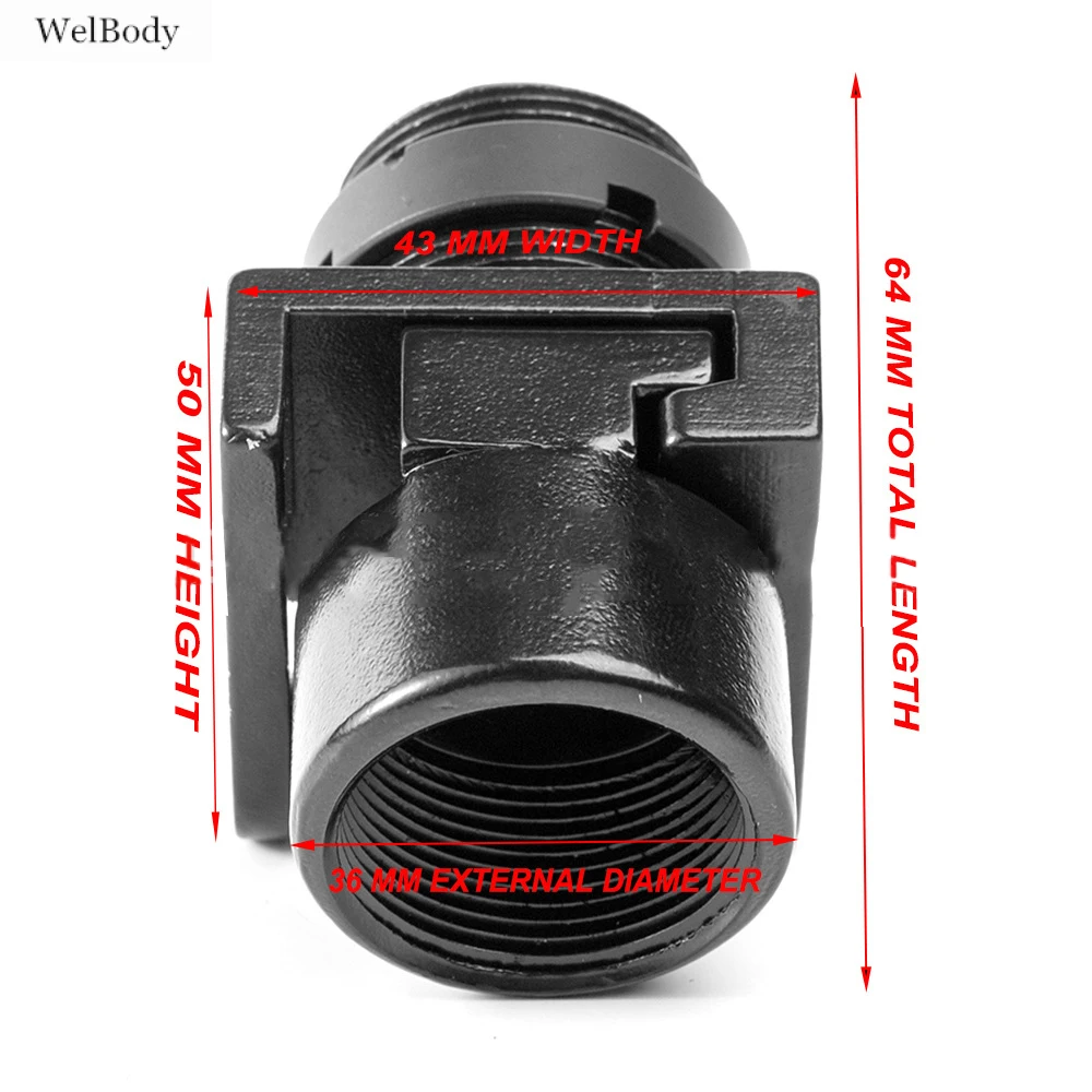 Side Folding Butt Bearing Adapter for AK Metal Alloy Mount Hunting Accessories Stock Adaptor Fitment | Спорт и развлечения