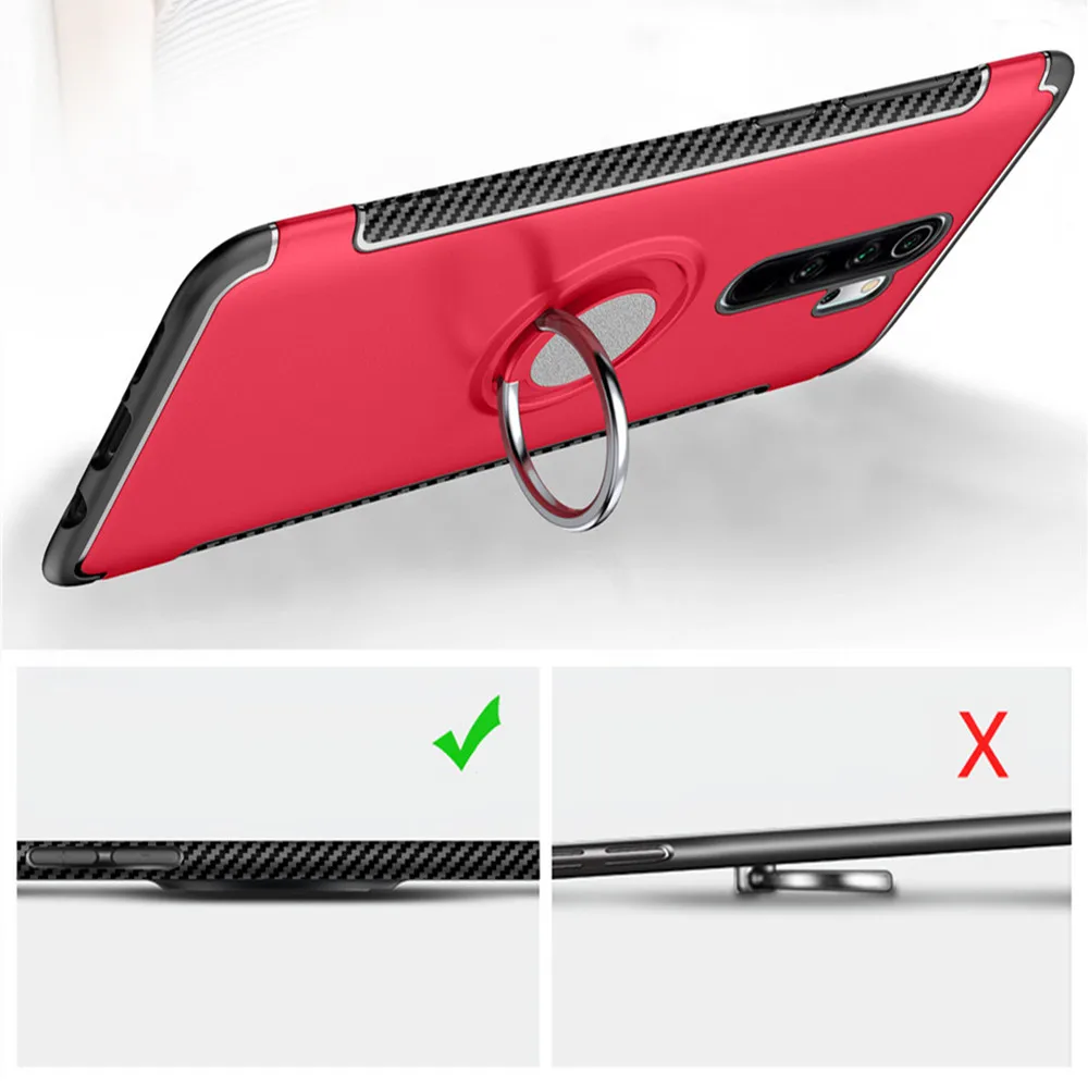 Чехол с объемным кольцом для Xiaomi Redmi Note 8 Pro 7 6A 5 Plus Магнитный чехол 6 Note8 Funda |