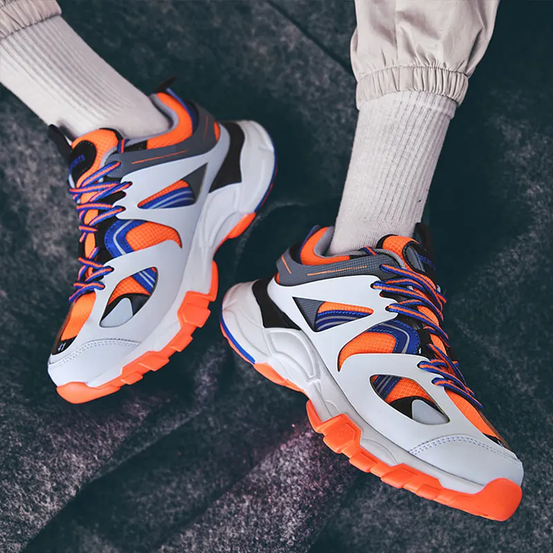 Balencia/мужские модные кроссовки Сезон весна Дышащие мужские из сетчатого