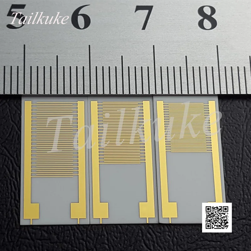 Интерцифровой электрод керамическая линейная пластина золотой датчик обработки