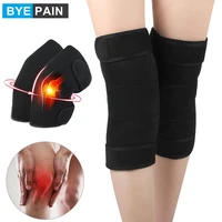 1pair byepain self heating knee pad tourmaline magnetic therapy knee support braces for arthritis pain knee massager