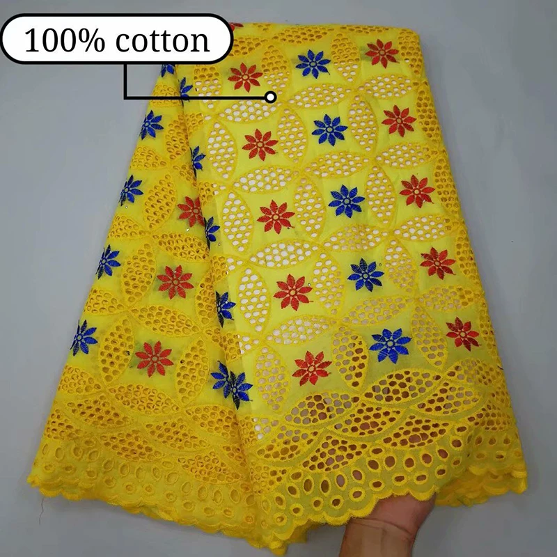 Большой круг в мелкий цветочный узор выдолбленный хлопок ткань YCS40 самые