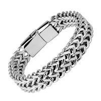 fashion stainless steel bracelet hip hop punk bracelet for men party jewelry