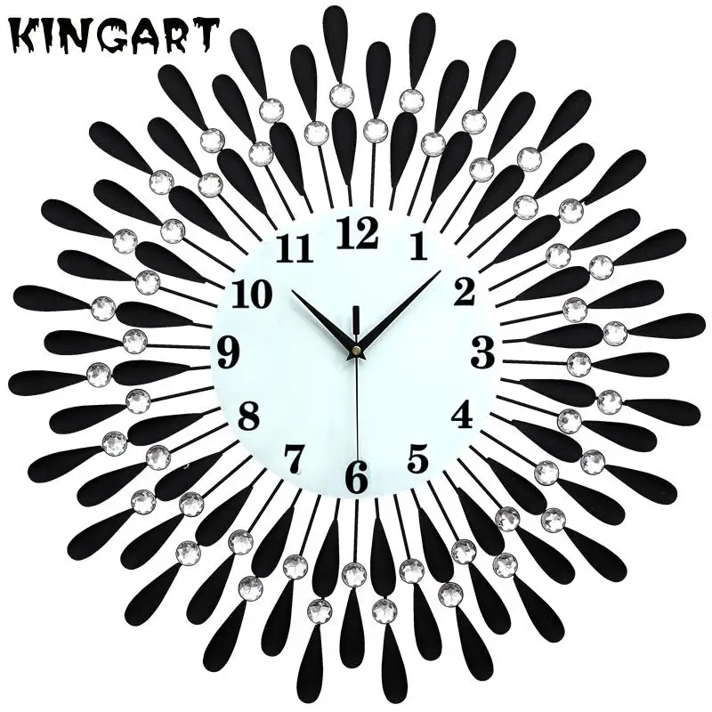 Современные дизайнерские настенные часы 3d Роскошные художественные большие