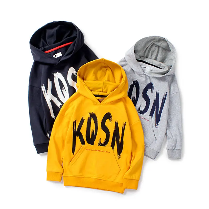 

Children Hoodies Jacket 2020 Spring/Autumn Kids Print Loose Outerwear Coat For Teen Boys Girls 6 8 10 12 14 Y Sweatshirts Dwq532