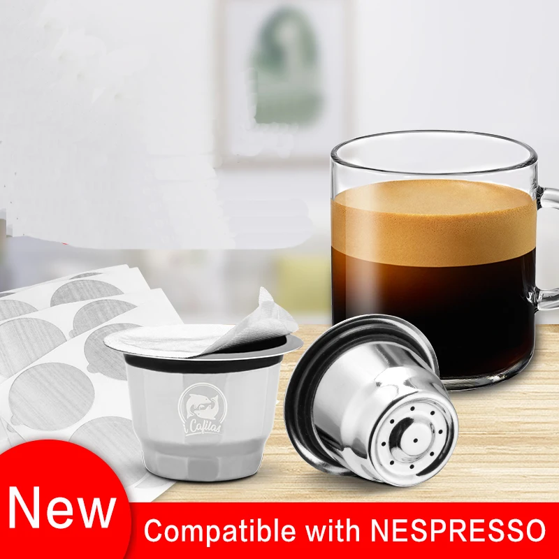 

Coffee Capsule Shell Compatible With Nespresso Stainless Steel Cyclic Filling And Reuse Diy Environmentally Friendly Durable