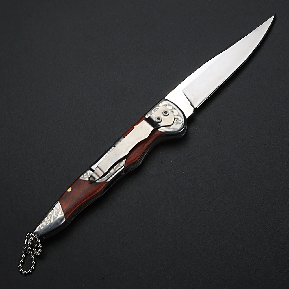 Складной нож портативный короткий высококачественный Военный уличный походный