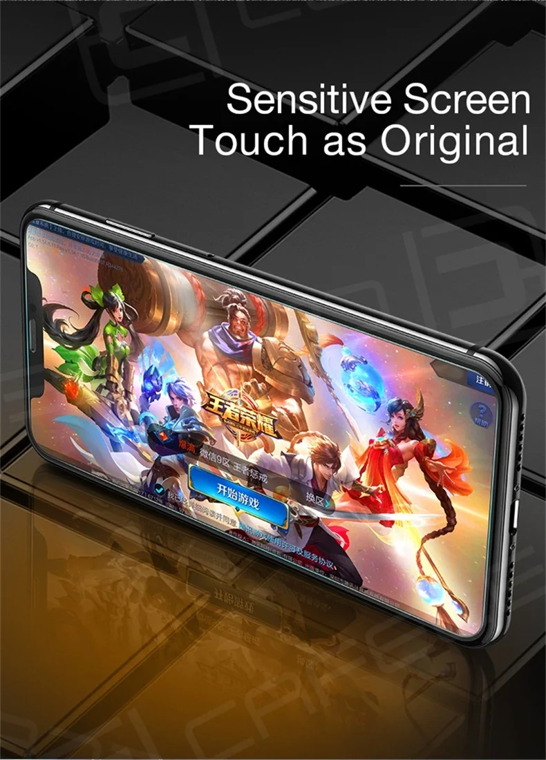 CAFELE Защитное стекло для iPhone 11 pro Max X Xs Max Xr защита экрана 2.5D edge HD Прозрачная Антибликовая пленка из закаленного стекла