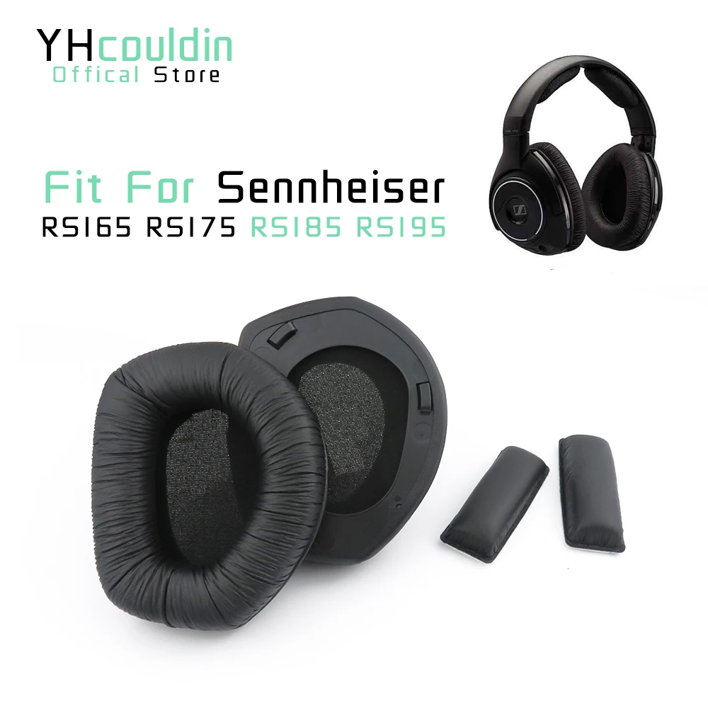 

YHcouldin Earpads for Sennheiser RS195 RS175 RS185 RS165 Headphones Earpad Cushions Covers Velvet Ear Pad Replacement