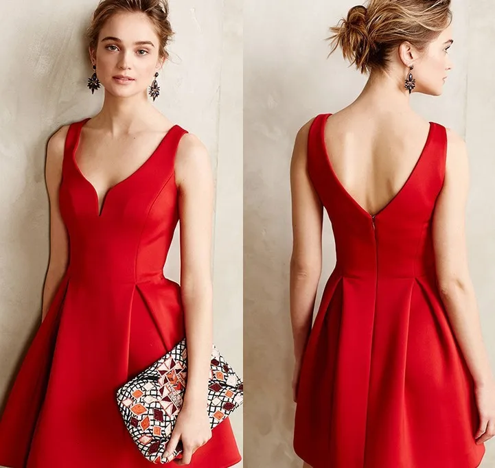 Коллекция 875 года костюм-платье с глубоким v-образным вырезом тонкое платье |