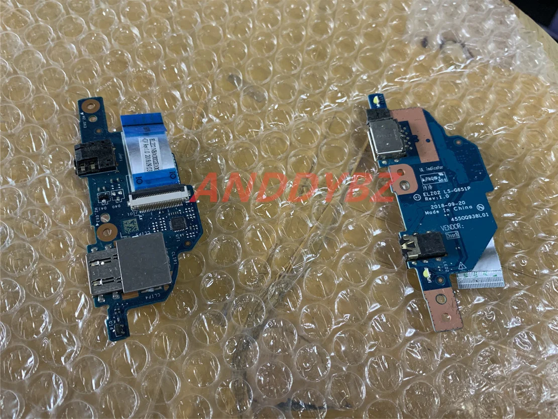 

Оригинальная USB аудио Плата ELZ02 для LENOVO AIR 13IWL, товар протестирован