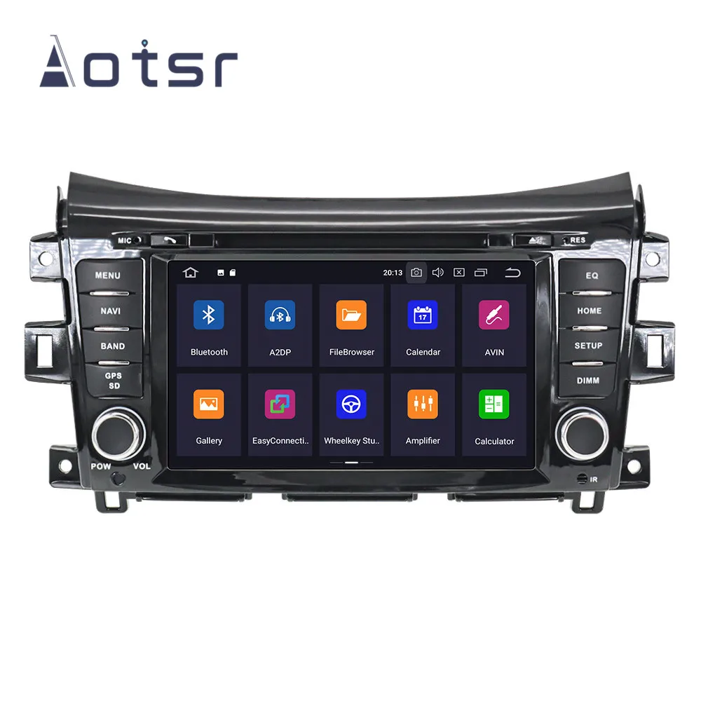 Автомобильный DVD плеер с GPS навигацией Android 9 0 4 + 64 ГБ DSP IPS для NISSAN NP300 Navara 2014