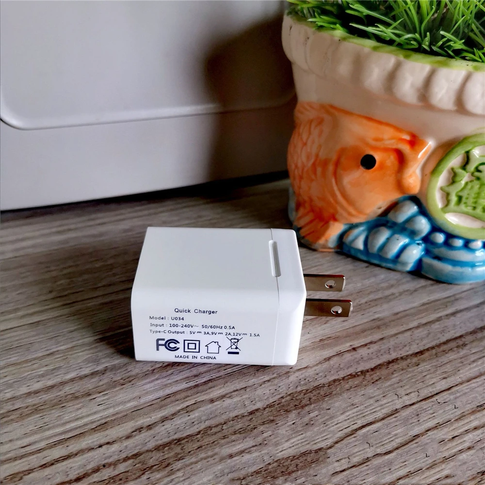 18 Вт PD быстрая USB C зарядное устройство типа с подачей энергии для яблоко iPhone AirPods