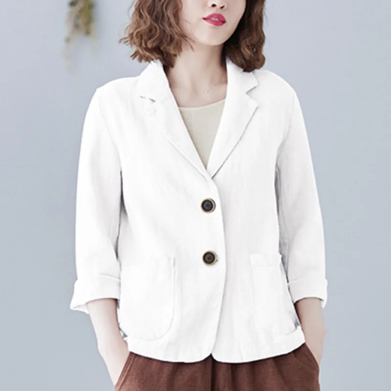 

2021 New Autumn Blazers Jackets Women Slim Vintage Solid Suit Blazer Female Office Lady OL Blazers S780