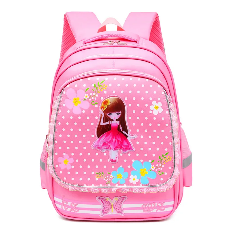 2023 Orthopedic Backpack Children Waterproof School bags Kids Book Bag primay school Backpacks for Girls mochila infantil