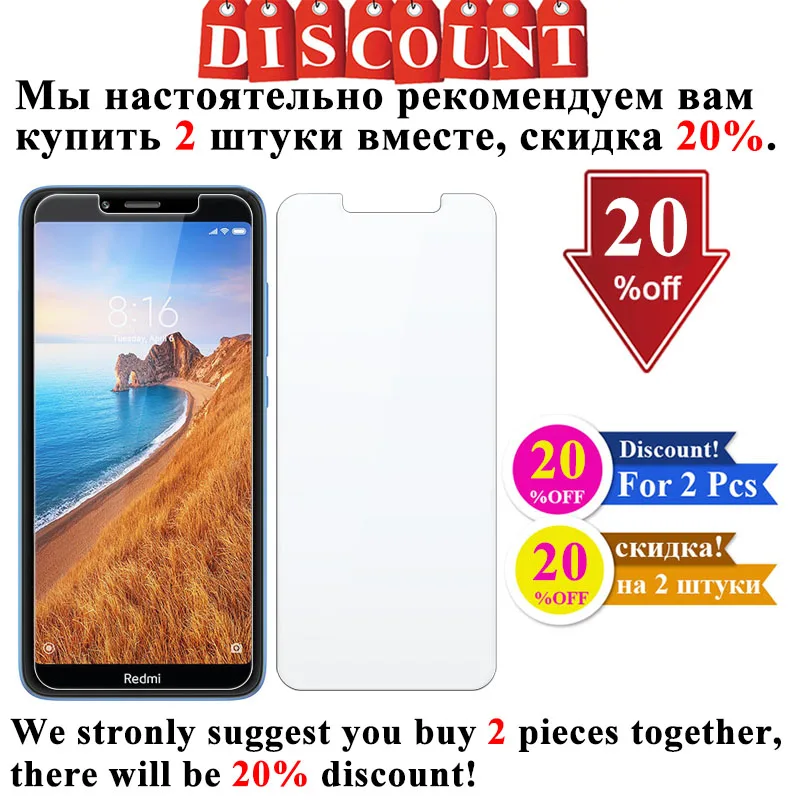Закаленное стекло для Xiaomi Redmi 7A Redmi7a защита экрана Ksiomi 7 A бронированный лист Mi7a