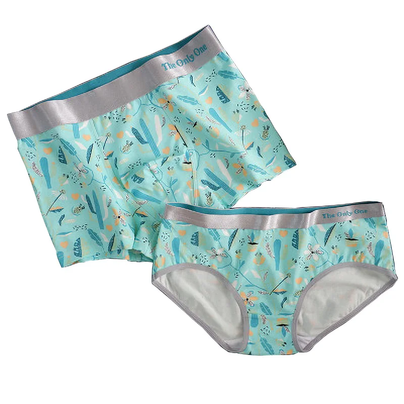 Комплект нижнего белья для пар хлопковые трусы из модала мужское нижнее белье