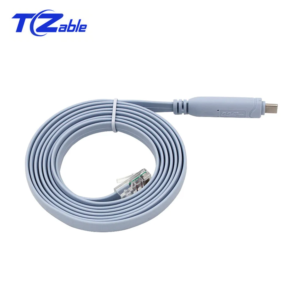 Чип FTDI последовательный провод USB C 3 1 к консольному кабелю RJ45 RS232 для