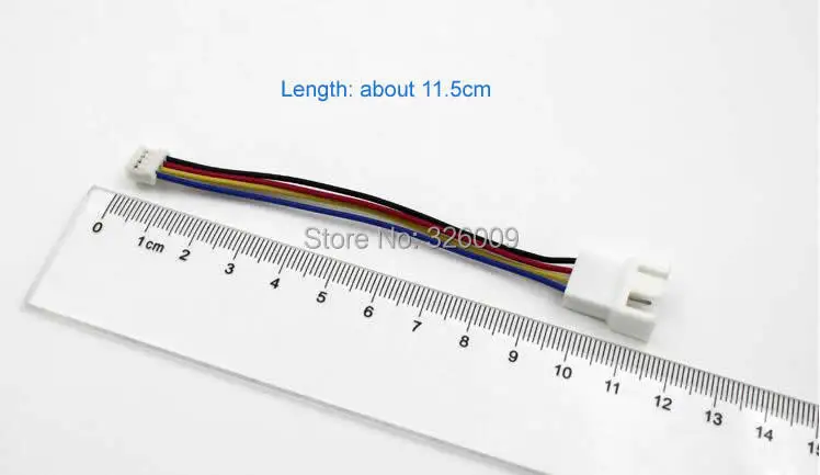 4pin fan Adapter cable, Convert extension cords, VGA card mirco 4pin to mini 4pin fan, 11cm, Support temperature adjustment (art.: 79d298a60) - 79d298a60