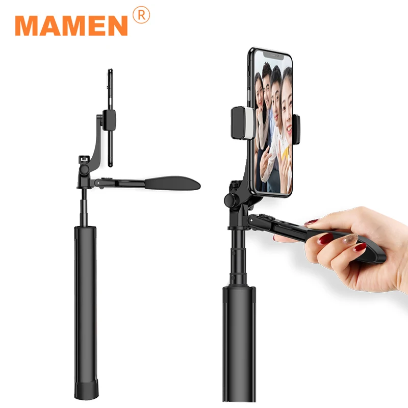 Селфи палка MAMEN 80 160 см Bluetooth со штативом|Селфи-моноподы| |