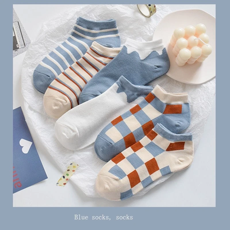 

Fashion Women Boat Sock for Spring and Summer Lovely Pattern