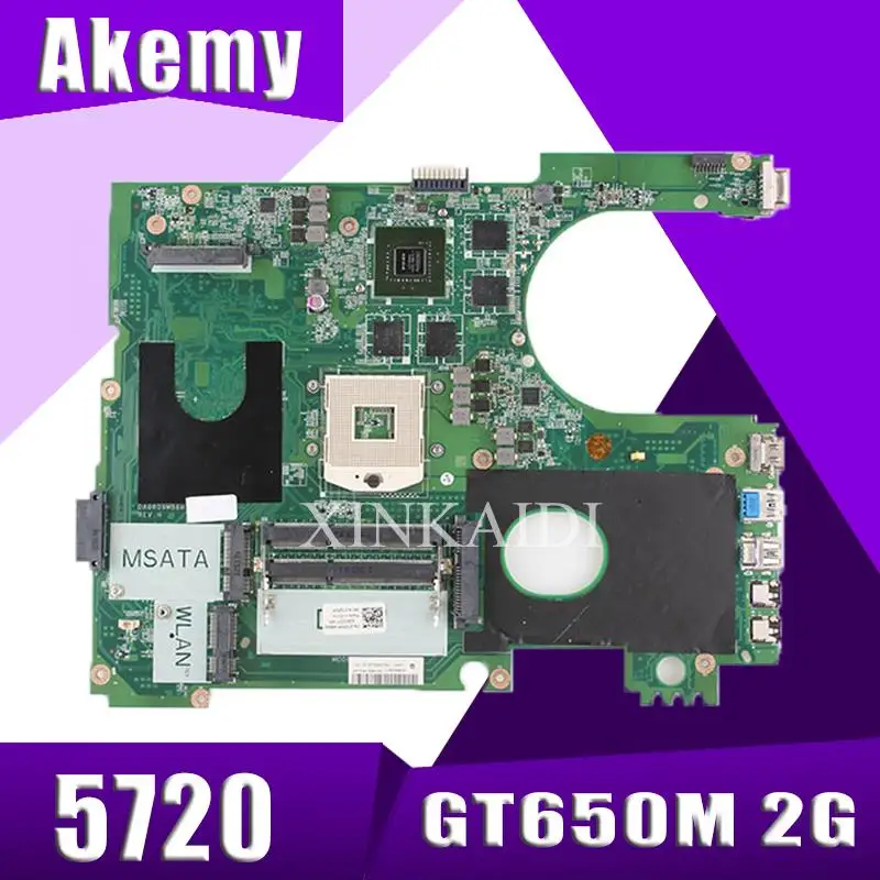 17R N7720 для For DELL 5720 7720 Материнская плата CN 072P0M материнская DA0R09MB6H1 DA0R09MB6H3 2D GT650M 2 GB