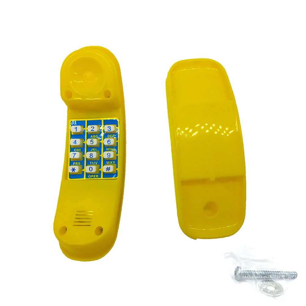 

Домашняя игрушка для раннего обучения для детей, телефон, игрушка, легкий язык, развитие, ролевая игра, Настенная имитация