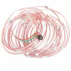 5 в WS2812B WS281 IC предварительно припаянный радиатор индивидуально адресуемый светодиодный шнур 5050 SMD Полноцветный светодиодный пиксельный Модуль светильник вая панель