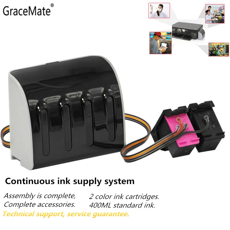 

GraceMate Ink System Replacement for HP 304 CISS for HP Deskjet 2620 2630 2632 Envy 5030 5020 5032 3720 3730 5010 Printer