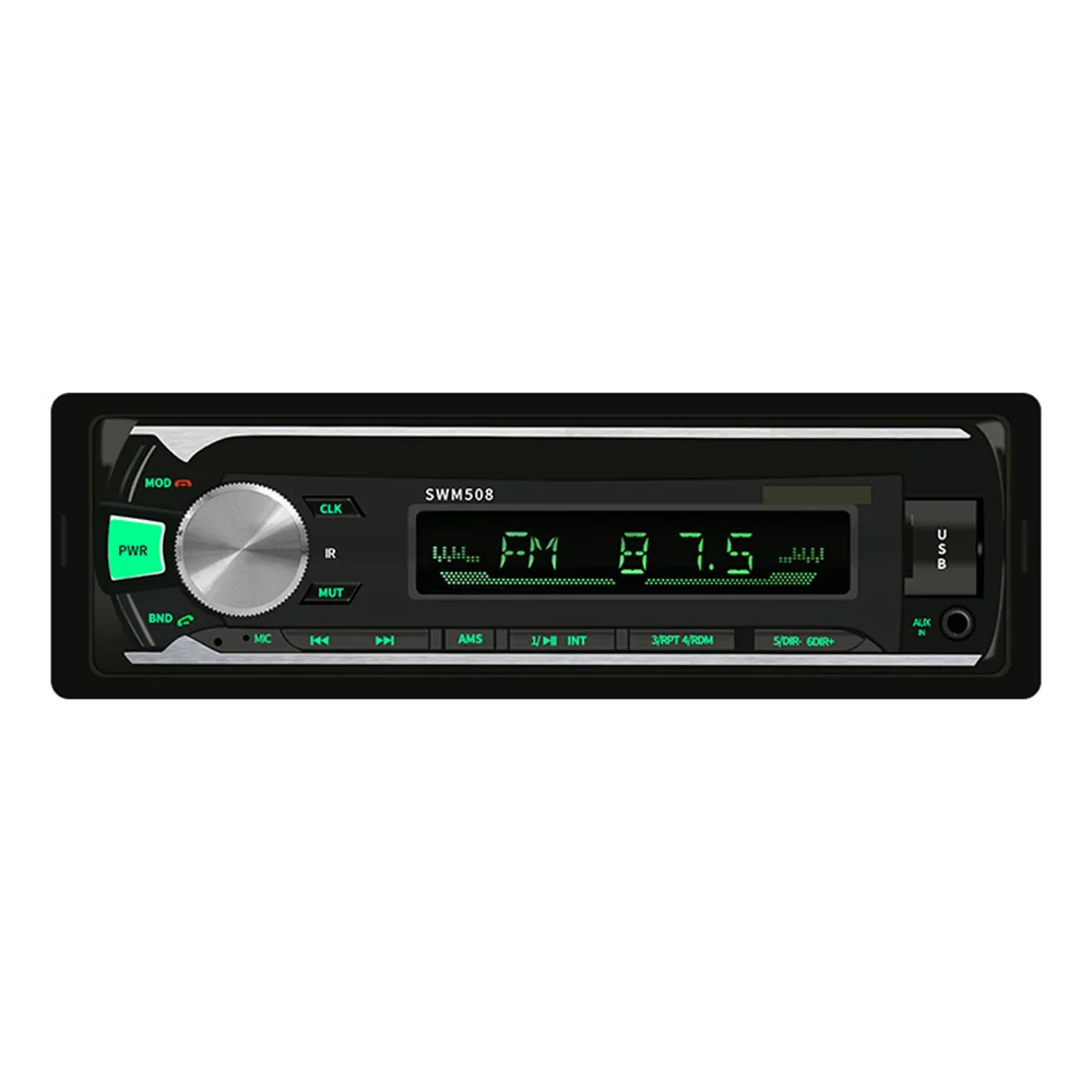 508BT Car Radio Bluetooth MP3 Player FM Stereo Crystal Audio Output USB Reader Classic Multiple Control | Автомобили и мотоциклы