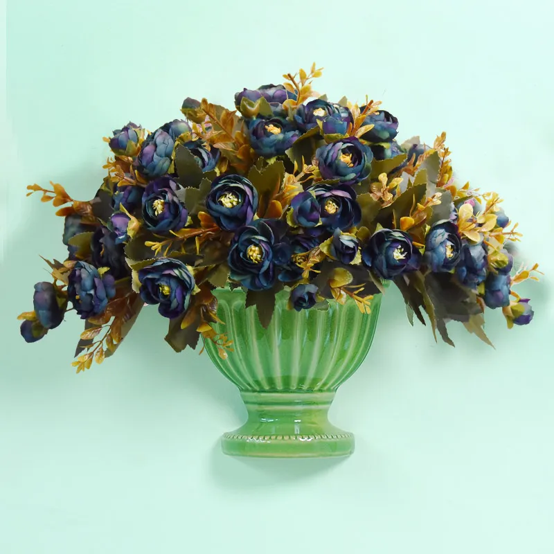 

Exquisite handmade wall ceramic decoration European style pastoral wall decoration living room dining room wall three-dimensiona