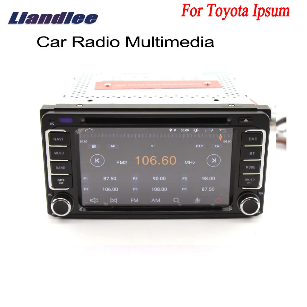Автомагнитола 2 Din DVD-плеер для Toyota Ipsum 2001 ~ 2009 Android аудио видео стерео BT Wi-Fi Carplay Map