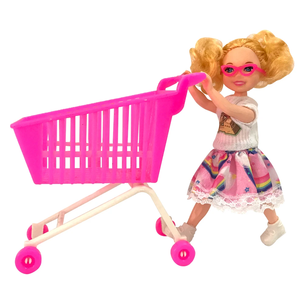 Нагорный Карабах 1 шт. Корзина Розовый мини-сумка 1:12 мебель для куклы Барби